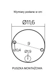 SU-MA kinkiet zewnętrzny Duo 36W 2x1500lm 4000K IP54 6556-PIR