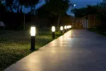 SU-MA lampa stojąca zewnętrzna Inox Black ST 022-450