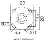 SU-MA lampa stojąca zewnętrzna Mars MLS-LB-22A