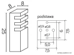 SU-MA lampa stojąca zewnętrzna Rado 3 AL