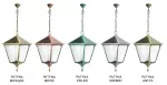 SU-MA lampa wisząca zewnętrzna Retro kwadratowe K 1018/1/BD KW