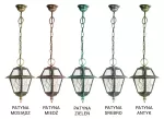 SU-MA lampa wisząca zewnętrzna Witraż K 1018/1/N
