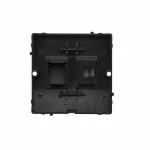 Simon Basic WMUK-0510F2-Y011 Gniazdo komputerowe RJ45 pojedyncze, kategoria 5e (moduł). Montaż gniazda na wkręty do puszki; czarny