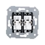 Simon 82 W7-5396-39XXX-XXXX Przycisk podwójny zwierny: 2 wejścia, 2 wyjścia (mechanizm), 10A, 250V~, szybkozłącza