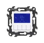 Simon 24 WS24P-NETD1AXX-011 Termostat programowalny z wyświetlaczem z wew/zewn czujnikiem temperatury, bez sondy (moduł) 16(2) A, 230V~; biały