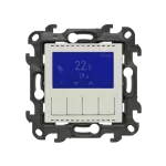 Simon 24 WS24P-NETD1AXX-042 Termostat programowalny z wyświetlaczem z wew/zewn czujnikiem temperatury, bez sondy (moduł) 16(2) A, 230V~; kaszmirowy