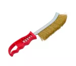 AWTOOLS SZCZOTKA DRUCIANA MOSIĘŻNA 250mm / RĄCZKA PCV