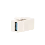 Simon 400 TS4-CJUSBA30FW złącze USB 3.0 Typ A gniazda F-F DATA biały