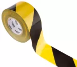 Taśma ostrzegawcza żółto-czarna 75 mm x 500 m