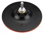 Tarcza mocująca z rzepem i gąbką 125 mm, trzpień 8 mm