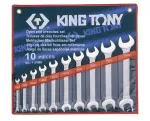 KING TONY ZESTAW KLUCZY PŁASKO-PŁASKICH 6-28mm 10szt...