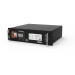 NISKONAPIĘCIOWY MAGAZYN ENERGII VT-48100E-P2 BATERIA LFP O POJEMNOSCI 5,12kWh; BATERIA TYPU RACK DO MONTAŻU W STELAŻU; 10 LAT GWARANCJI; IP 20; 6000 CYKLI ŁADOWANIA