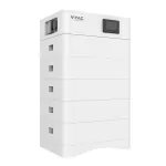 Wysokonapięciowy modułowy magazyn energii V-TAC OHS25K-100 o pojemności 25,60kWh. w zestawie podstawa + (5*5,12kWh) moduły bateryjne VT-OH-5K LiFePO4 5.12V 100Ah + moduł kontrolny BMS wraz z okablowaniem