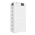 Wysokonapięciowy modułowy magazyn energii V-TAC OHS35K-100 o pojemności 35,84kWh. w zestawie podstawa + (7*5,12kWh) moduły bateryjne VT-OH-5K LiFePO4 5.12V 100Ah + moduł kontrolny BMS wraz z okablowaniem