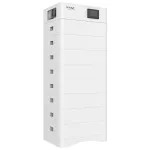 Wysokonapięciowy modułowy magazyn energii V-TAC OHS40K-100 o pojemności 40,96kWh. w zestawie podstawa + (8*5,12kWh) moduły bateryjne VT-OH-5K LiFePO4 5.12V 100Ah + moduł kontrolny BMS wraz z okablowaniem