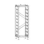 DEYE BOS-G PRO MODUŁOWY MAGAZYN ENERGII LiFePO4 BOS-G PRO - INDOOR - RACK - 3U-LRACK DO 8 MODUŁÓW