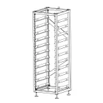 DEYE BOS-A MODUŁOWY MAGAZYN ENERGII LiFePO4 BOS-A - INDOOR - RACK - 3U-LRACK DO 11 MODUŁÓW
