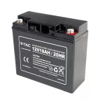VT-12-18; 18Ah 12V Akumulator kwasowo-ołowiowy; złącze M5; wymiar 180*77*168(168)MM