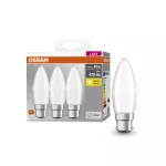 Lampa LED BASE CLASSIC B40 4,9W/827 230V plastik B22D FS3 OSRAM