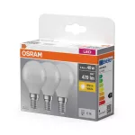 Lampa LED BASE CLASSIC P40 4,9W/827 230V plastik E14 FS3 OSRAM