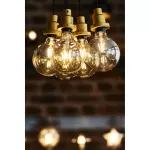 Lampa VINTAGE 1906 CL GLOBE200 Filament szkło przezroczyste GOLD 28 non-dim 5W 820 E27