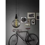 Lampa VINTAGE 1906 dim CL GLOBE200 Filament szkło przezroczyste SMOKE 12 dim 5W 818 E27