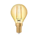 Lampa VINTAGE 1906 CL P Filament szkło przezroczyste GOLD 22 non-dim 2,5W 824 E14