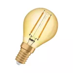 Lampa VINTAGE 1906 CL P Filament szkło przezroczyste GOLD 22 non-dim 2,5W 824 E14