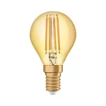 Lampa VINTAGE 1906 CL P Filament szkło przezroczyste GOLD 35 non-dim 4W 825 E14