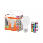 Lampa LED Retrofit RGBW lamps with remote control 9.4W 827 Frosted E27