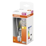 Lampa LED, klasyczny kształt bańki Edison 7W 827 230V szkło przezroczyste E27
