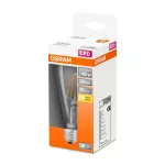 Lampa LED, klasyczny kształt bańki Edison 4W 827 230V szkło przezroczyste E27