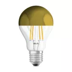 Lampa LED STAR CL A Filament szkło przezroczyste Mirror Gold 54 non-dim 7W 827 E27
