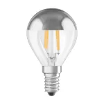 Lampa LED STAR CL P Filament szkło przezroczyste Mirror Silver 34 non-dim 4W 827 E14