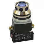 PROMET Przycisk NEF30-UKL2Y/24V niebieski