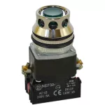 PROMET Przycisk NEF30-UKL2Y/24V zielony