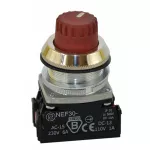 PROMET Przycisk NEF30-WR2Y czerwony