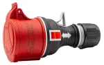 Gniazdo Przenośne Proste GPP 16/4 Gniazdo 16A/400V 3P+Z PREMIUM BLACK