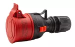 Gniazdo Przenośne Proste GPP 32/4 Gniazdo 32A/400V 3P+Z Typ B BLACK