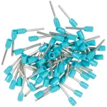 KOŃCÓWKA TULEJKOWA Z KOŁNIERZEM IZOL. 0,25MM2 DOSTARCZANA W PASKACH - TURKUSOWA, 037750
