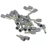 KOŃCÓWKA TULEJKOWA Z KOŁNIERZEM IZOL. 2,5MM2 DOSTARCZANA W PASKACH - SZARA