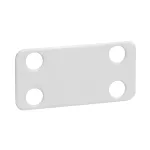 PŁYTKA OPISOWA DO OPASEK O SZEROKOŚCI MAKS. 4,6MM - 40X22MM - BEZBARWNA