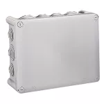 PLEXO55 PUSZKA PROSTOKĄTNA Z PRZEPUSTAMI 220X170X86 MM