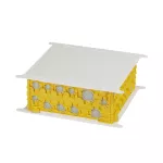 ECOBATIBOX PUSZKA WIELOSTRONNA KWADRATOWA Z MEMBRANĄ 200X200X85 MM