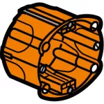 BATIBOX PUSZKA POJEDYNCZA DOSTOSOWANA DO KAŻDEJ ŚCIANY 40 MM