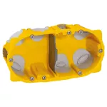 ECOBATIBOX PUSZKA PODWÓJNA DO KARTON-GIPSU Z MEMBRANĄ 40 MM