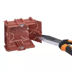 BATIBOX PUSZKA POJEDYNCZA - ŚCIANY MUROWANE DO ŁĄCZENIA W PUSZKI WIELOKROTNE 40 MM