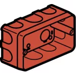 BATIBOX PUSZKA POJEDYNCZA NA 3 MODUŁY MOSAIC DO ŚCIAN MUROWANYCH 40 MM
