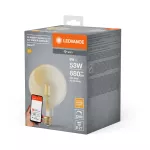 Lampa LED SMART+ WiFi CL Globe125 Gold DIM 53 6W/824 E27