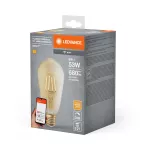 Lampa LED SMART WF E55D 6W/824 230V Filament szkło przezroczyste GDE27FS1LEDV